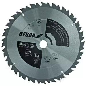 DEDRA HL35024 PILOVÝ KOTOUČ S TVRDOKOVOVÝMI HROTY, PRŮMĚR 24 ZUBŮ.350X30MM, OMEZOVAČ POSUVU, VIDLICE