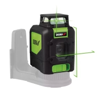 MULTILASER 1D, POZIOMICA LASEROWA 1D DEDRA MC0905 ZIELONY LASER
