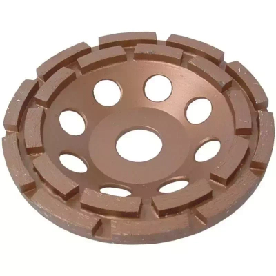 DEDRA H1209 Tarcza diamentowa garnkowa szlifierska 180x22,2mm podwójny segment beton kamień