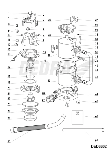 DEDRA TOP WATER TANK