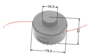 Nac 8 mm TE50-SP vein head N1E-SPK-500 NZ391