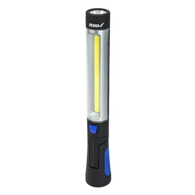 RECHARGEABLE FLASHLIGHT 3W COB LED + 3W LED, USB POWER SUPPLY FOR 230V AND 12V DEDRA L1023