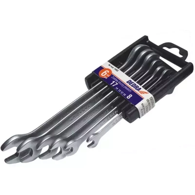 DEDRA 1409 8PCS WRENCH SET.CRV 6-22 WRENCHES