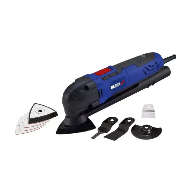 MULTIFUNCTION TOOL, DEDRA DED7945 300W MULTITOOL, 15000-22000 OSCILLATIONS/MIN, ACCESSORIES, CARRYING CASE