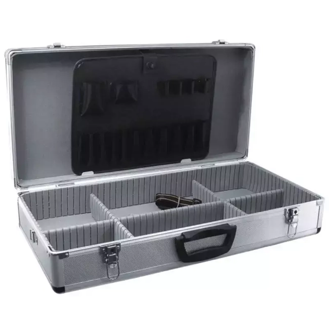 DEDRA ALUMINIUM TOOL CASE N0007 640X320X150 SILVER