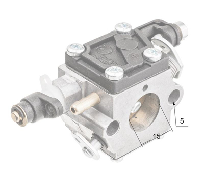 Gaźnik Makita 4300i;5200i Dolmar PS110i; PS115i /pilarki/ HU-83F