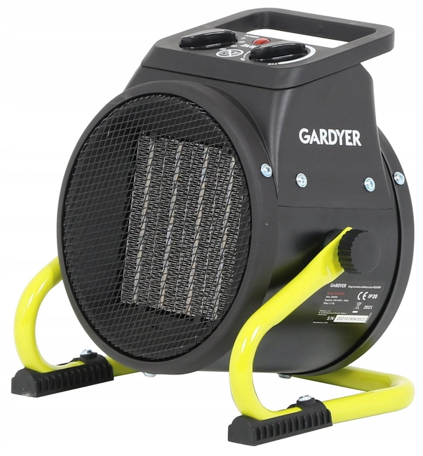 GARDYER HE2000 ELEKTRICKÝ OHŘÍVAČ 2kW - EWIMAX - OFICIÁLNÍ DISTRIBUTOR - AUTORIZOVANÝ PRODEJCE GARDYER