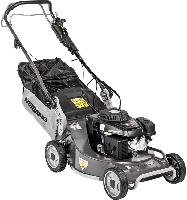 WEIBANG WB537SC V ALL- BBC MOTORIZED PETROL MOWER WITH CARDAN SHAFT DRIVE / ALUMINIUM / SPRING / PROFESSIONAL 6.5 HP / 53 cm - OFFICIAL DISTRIBUTOR - AUTHORIZED WEIBANG DEALER