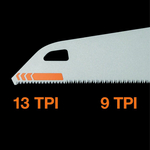 Fiskars PowerTooth 1062919 piła ręczna 500 mm 9 TPI do drewna i PCV