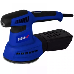 DEDRA ECCENTRIC SANDER DED7947 430W, 125MM, 6000-13000RPM, 3M CORD, ADJUSTABLE PR. REVOLVING