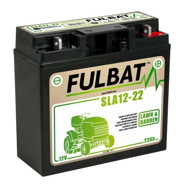 Battery 22Ah FULBAT SLA12-22 /182x77x168/ +right maintenance free 550907