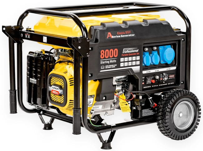 LONCIN LC8000D-AS-1F POWERFUL GENERATOR 230V AVR 6,5kW - EWIMAX OFICIÁLNÍ DISTRIBUTOR - AUTORIZOVANÝ PRODEJCE LONCIN