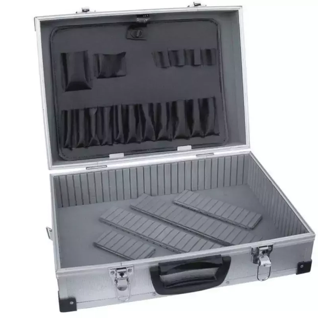 DEDRA ALUMINIUM TOOL CASE N0001 460X325X150 SILVER