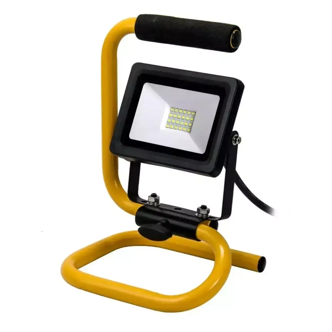 DEDRA L1070-2 20W SMD LED WORKSHOP LAMP, ECONOMY, TRIPOD, IP65