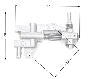 Olejové čerpadlo NAC SPS01-45 CS4500 CS5200 pily na trhu NZ97