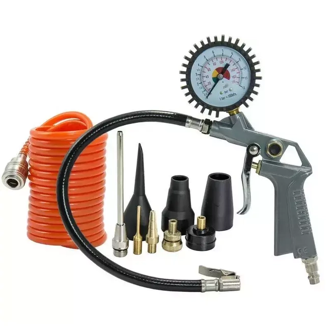 PANSAM PNEUMATIC ACCESSORIES A532008 PUMPING ACCESSORIES, GUN WITH PRESSURE GAUGE, 3M HOSE