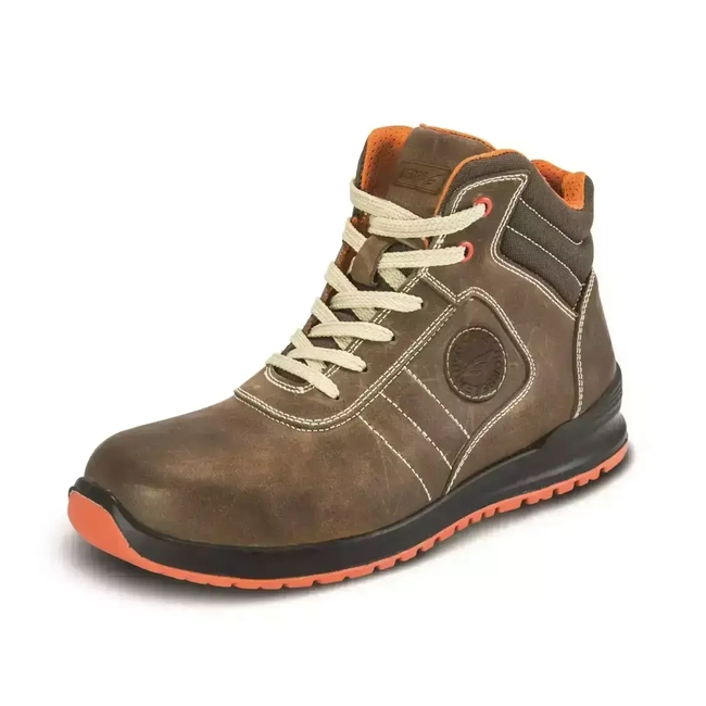 SAFETY BOOTS, BHP SHOES DEDRA BH9T4VK-37 CRAZY HORSE, SIZE:37,KAT.S3 SRC, COMPOSITE TOECAP AND POLYMER INSOLE