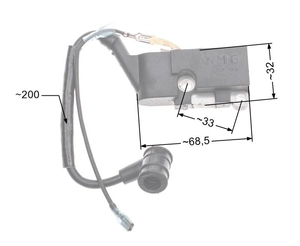 Modul zapalování NAC SPS01-45 SPS02-45 CS4500 CS5200 pily na trhu NZ294