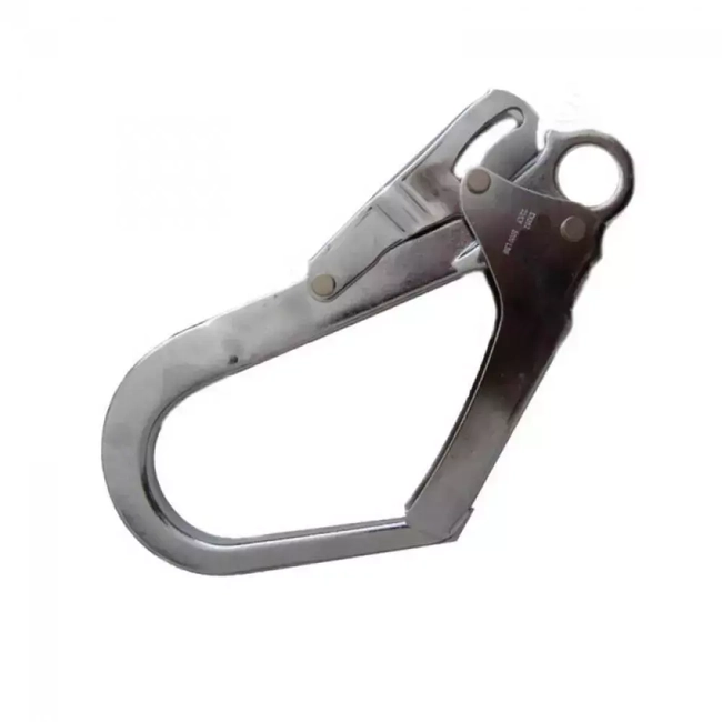 CARABINER, STEEL SNAP HOOK, DEDRA BHSZ18 DOUBLE LOCK, CLEARANCE 60MM