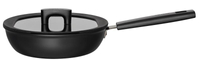 Fiskars Hard Face patelnia 24 cm z pokrywką – solidna patelnia do smażenia