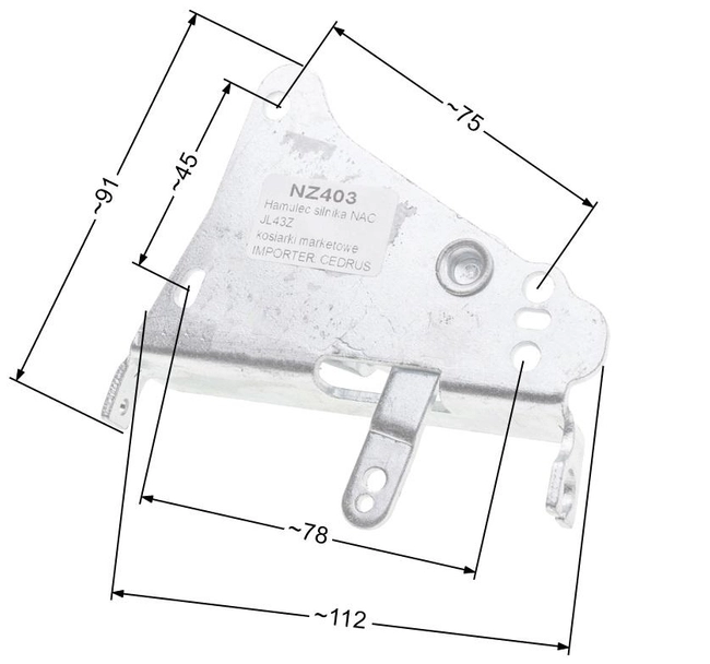 NAC JL43Z engine brake for market mowers NZ403