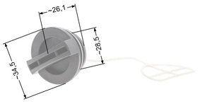 Fuel cap NAC SPS01-45 CS4500 CS5200 market saws NZ105