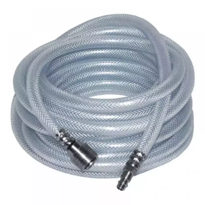 PANSAM COMPRESSED AIR HOSE A535104 7.5M, REINFORCED PVC 9.5X15MM QUICK CONNECT, KINK RESISTANT