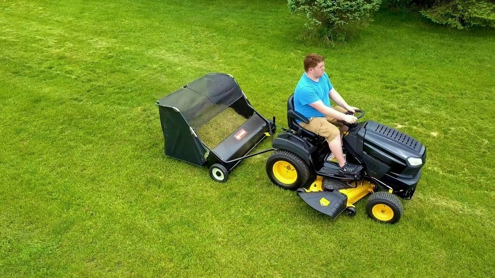 Ride on 2025 mower leaf collectors