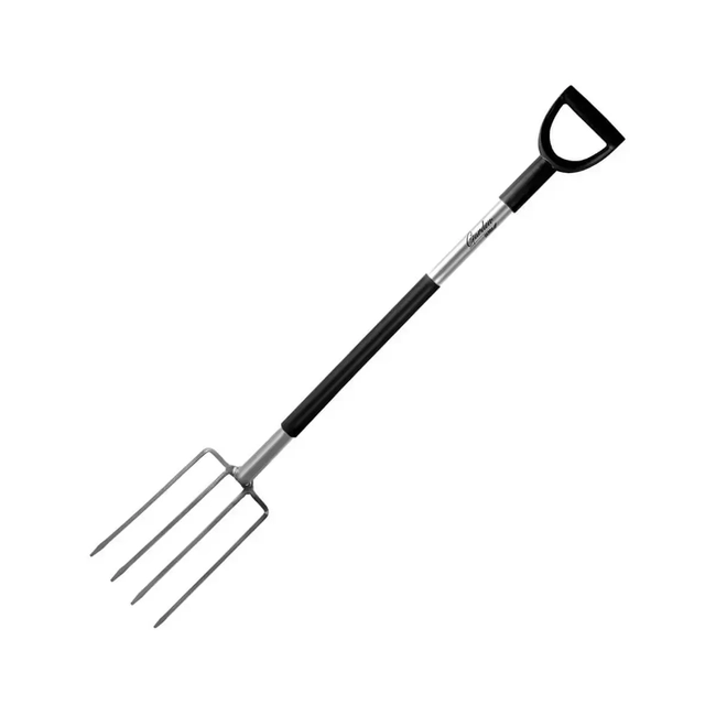 GARDEN DEDRA DIGGING FORK 80B017 METAL HANDLE, PLASTIC D HANDLE, 122CM