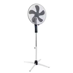 DESCON DA-1608 40W STAND FAN WITH REMOTE CONTROL, 16", BLACK AND WHITE