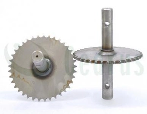 Sprocket with axle Pubert Vario;Aro ORIGINAL PART 0306050045