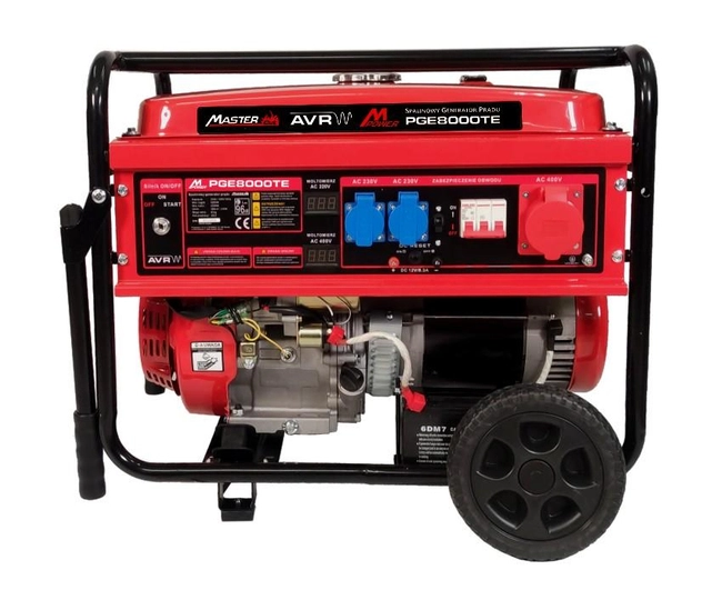 MASTERCUT PGE8000TE AGREGAT PRĄDOTWÓRCZY GENERATOR PRĄDU 6,5KW 230/400V 18KM ESTART