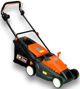 OLEO MAC OM-LINE E1600 ELECTRIC DROPPING LAWN MOWER INDUCTIVE MOTOR COPPER 1600W / 38cm OB-CNEE1600 - OFFICIAL DISTRIBUTOR - AUTHORIZED DEALER OLEO-MAC