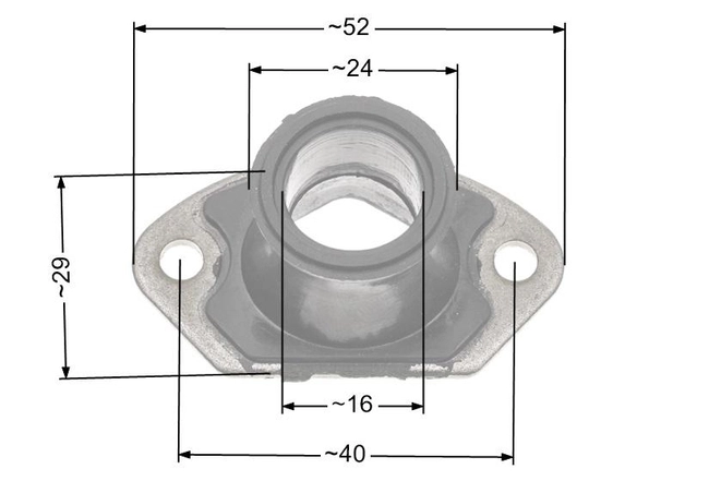 NAC carburetor connector SPS01-45 CS4500 CS5200 market saws NZ307