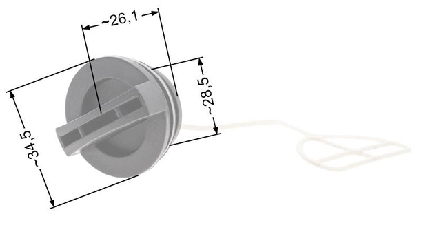 Fuel cap NAC SPS01-45 CS4500 CS5200 market saws NZ105