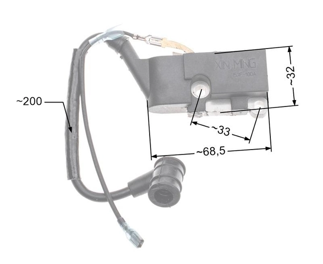 Modul zapalování NAC SPS01-45 SPS02-45 CS4500 CS5200 pily na trhu NZ294