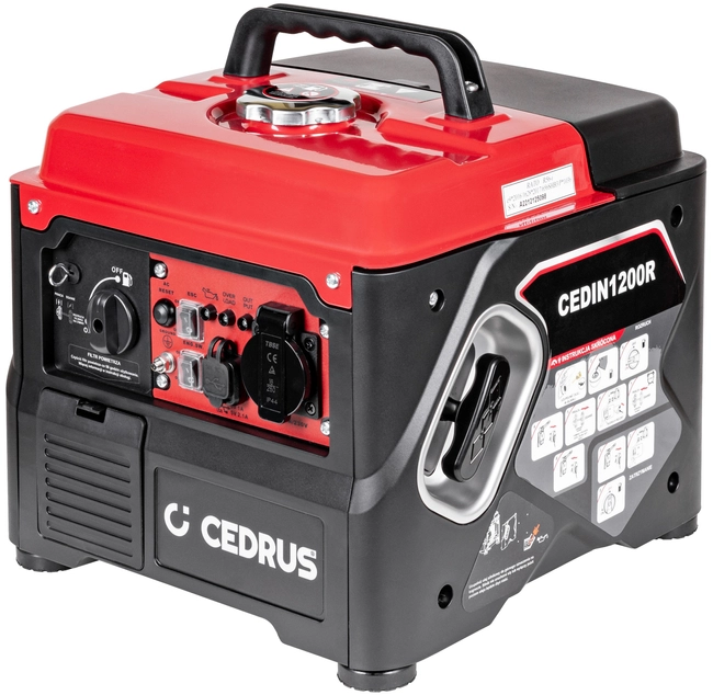 CEDRUS IN1200R GENERATOR INVERTER GENERATOR 230V 1200W SUITCASE EWIMAX - OFFICIAL DISTRIBUTOR - AUTHORIZED CEDRUS DEALER