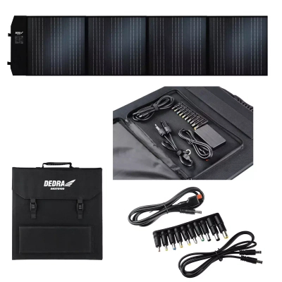 DEDRA DEZT0100 Panel solarny 100W fotowoltaiczny przenośny ładowarka solarna USB-C
