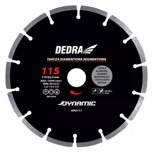 DEDRA HP2119E 350MMX25.4MM DYNAMIC DIAMOND TILE DISC