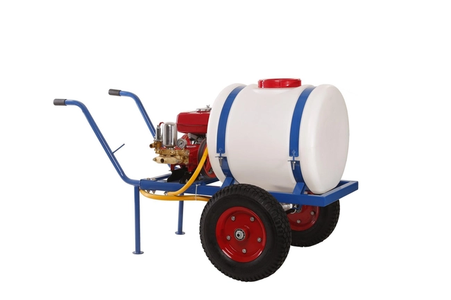 MASTERCUT OS80F/40 DIESEL WHEELBARROW TROLLEY SPRAYER ON WHEELS 80L