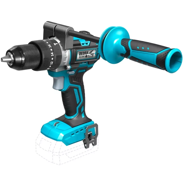 CORDLESS DRILL, SCREWDRIVER 18V, DEDRA SAS+ALL DED7140 85NM, 13MM WITH IMPACT FUNCTION, BRUSHLESS