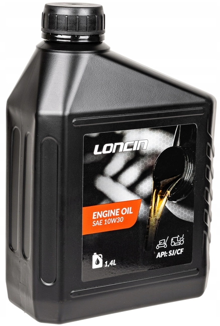 LONCIN ENGINE OIL 10W-30 1.4L FOR MOWER TREATERS AGGREGATES SOILWASHERS NAC,OLEO-MAC,STIHL,B&S Briggs & Stratton,HONDA,SUBARU etc. for four-stroke engines LO50002 - EWIMAX - OFFICIAL DISTRIBUTOR - AUTHORIZED DEALER LONCIN