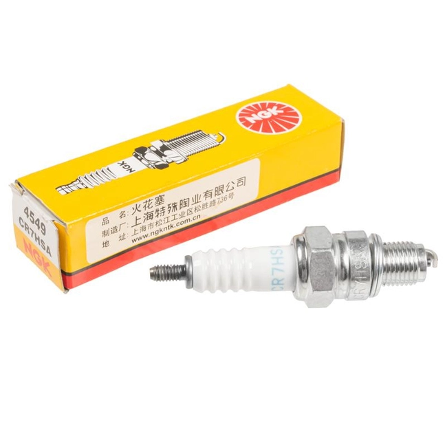 NGK CR7HSA spark plug 4-stroke scooter